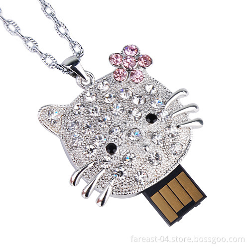 Hello Kitty Necklace USB Flash Drive Jewelry Hello Kitty USB Stick